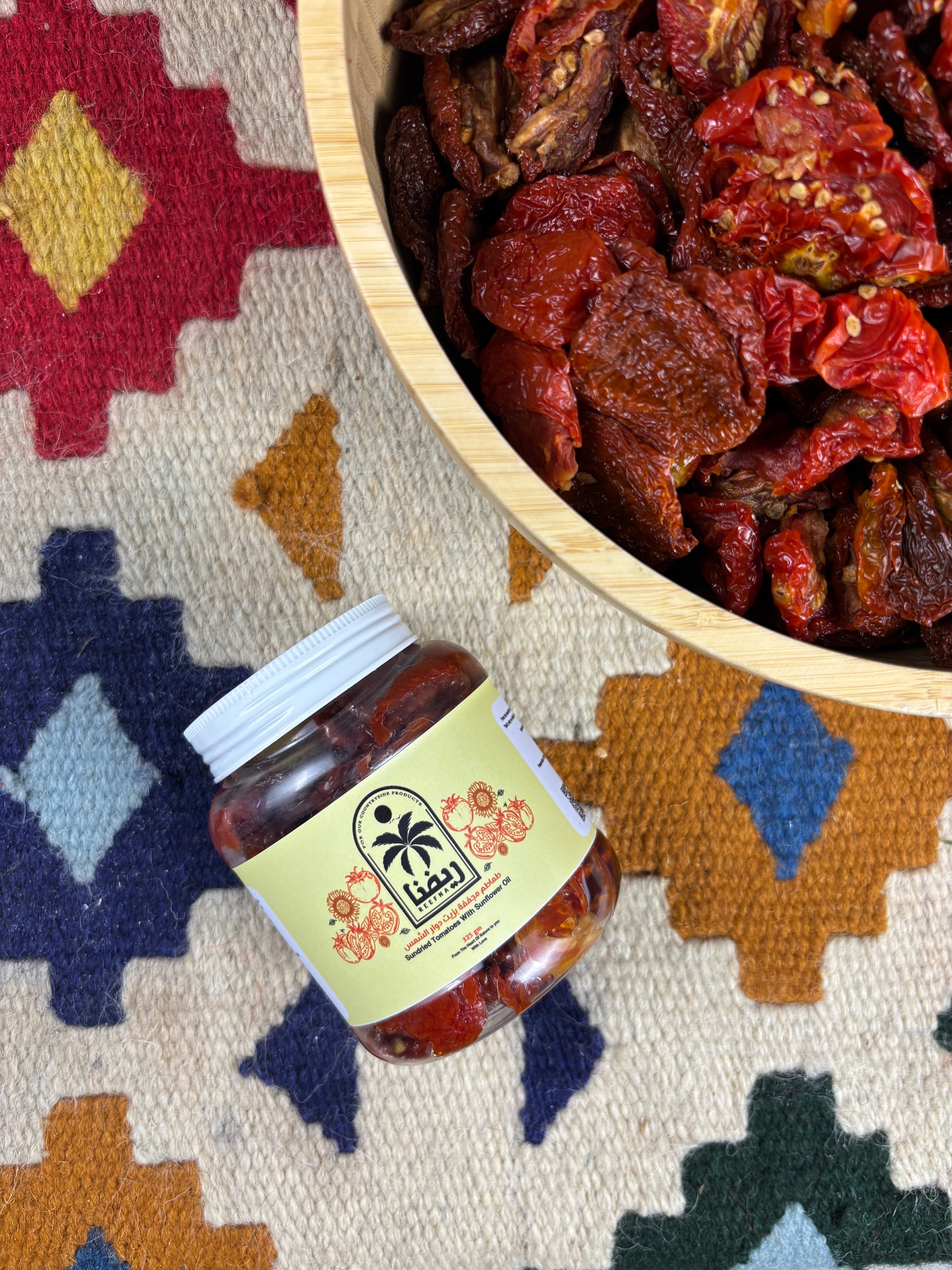 Sundried tomatoes with sunflower oil