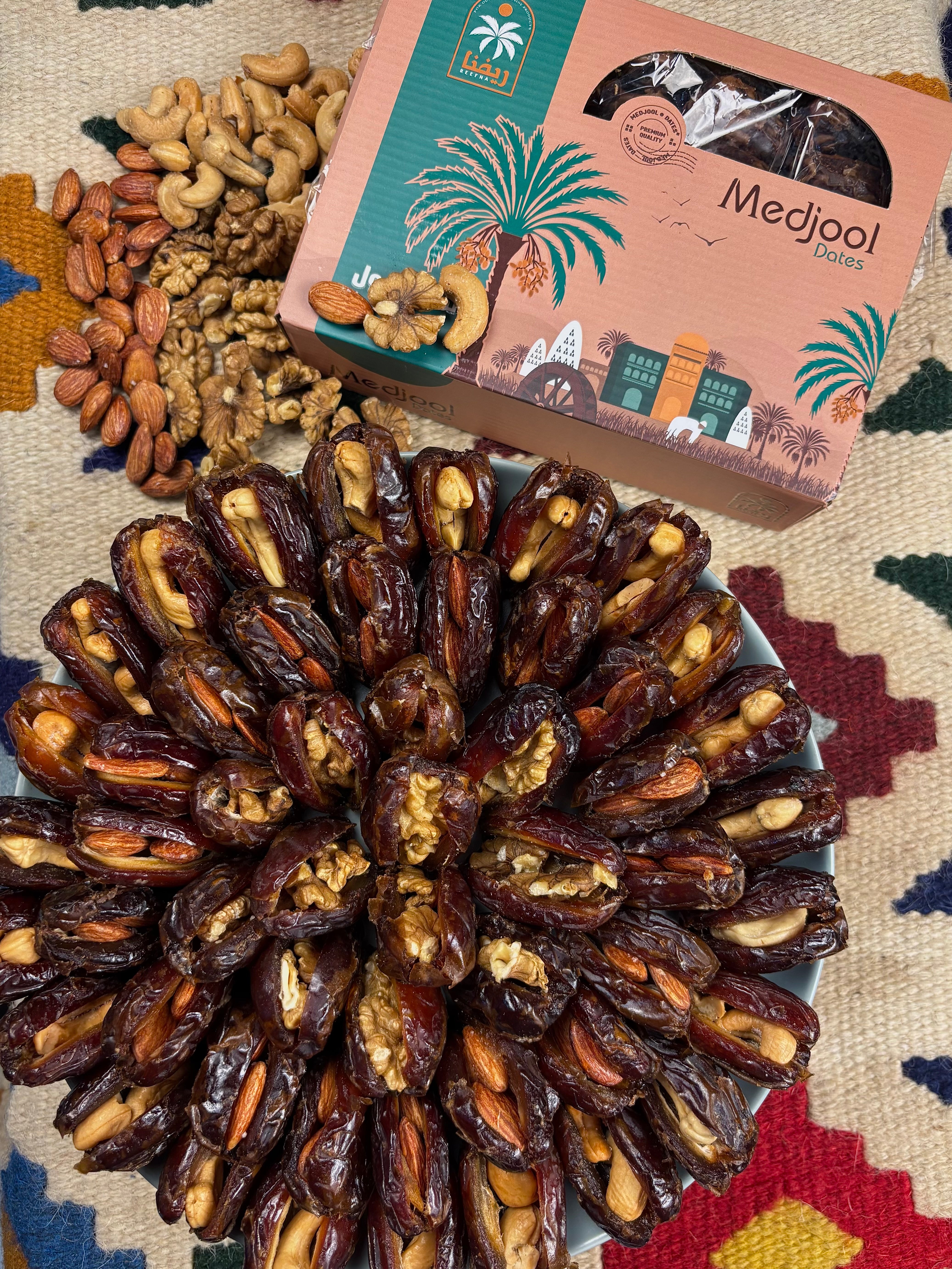 Premium Medjool Dates Filled with Nuts