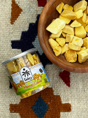 freeze dried mango cubes
