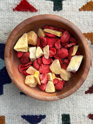 freeze dried straw
