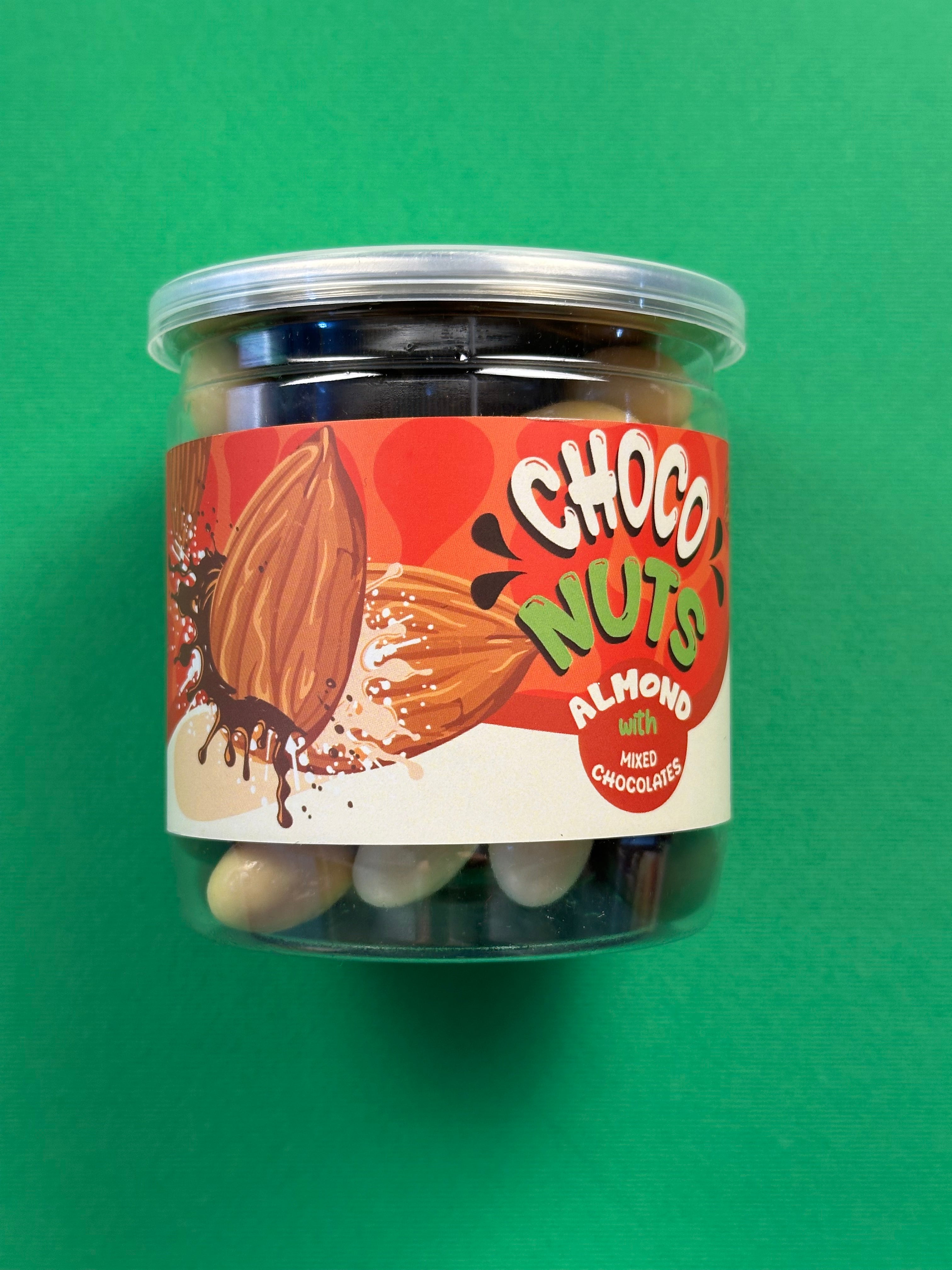 chocolate coated almond