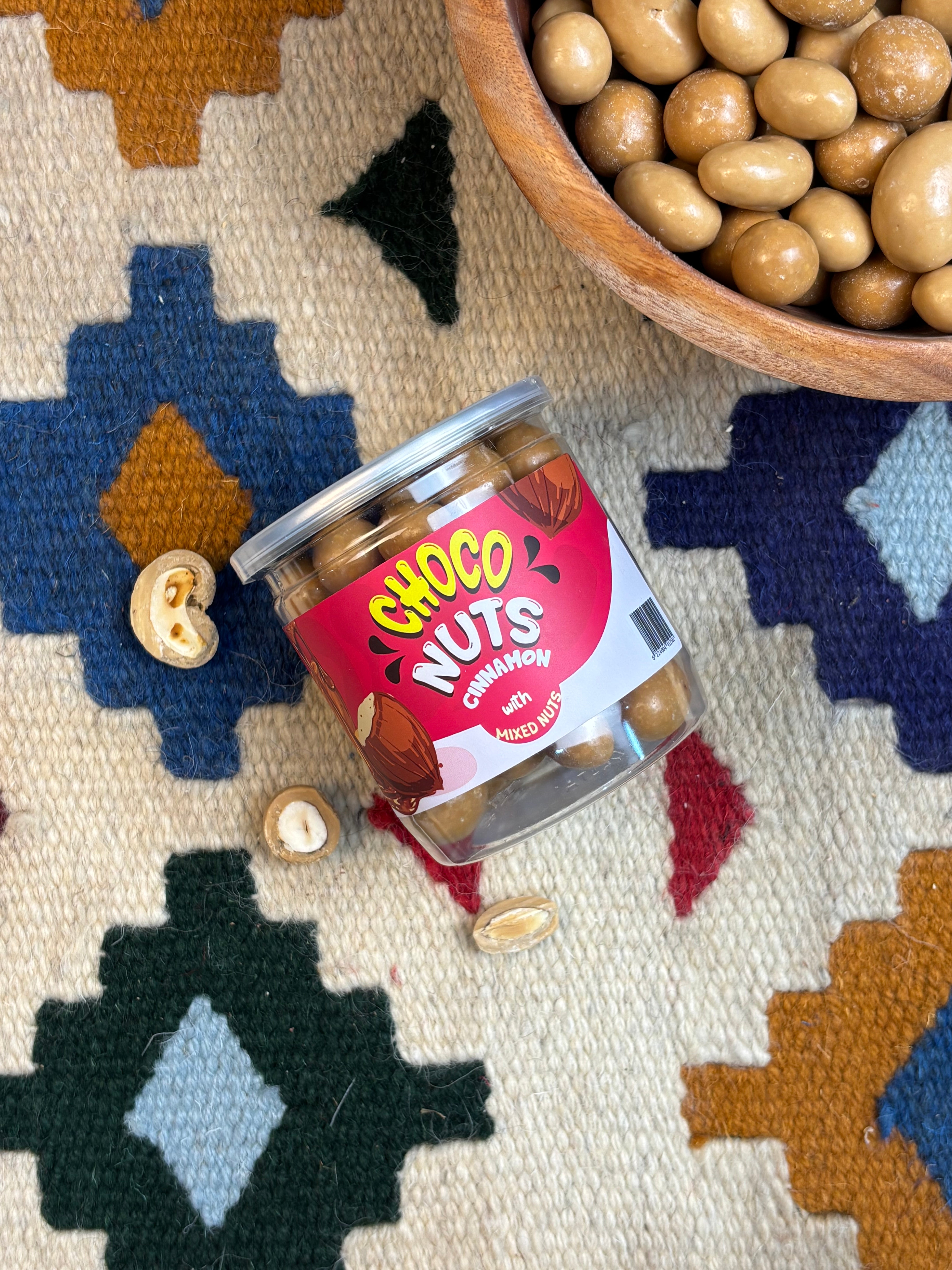 Coated Nuts with Cinnamon