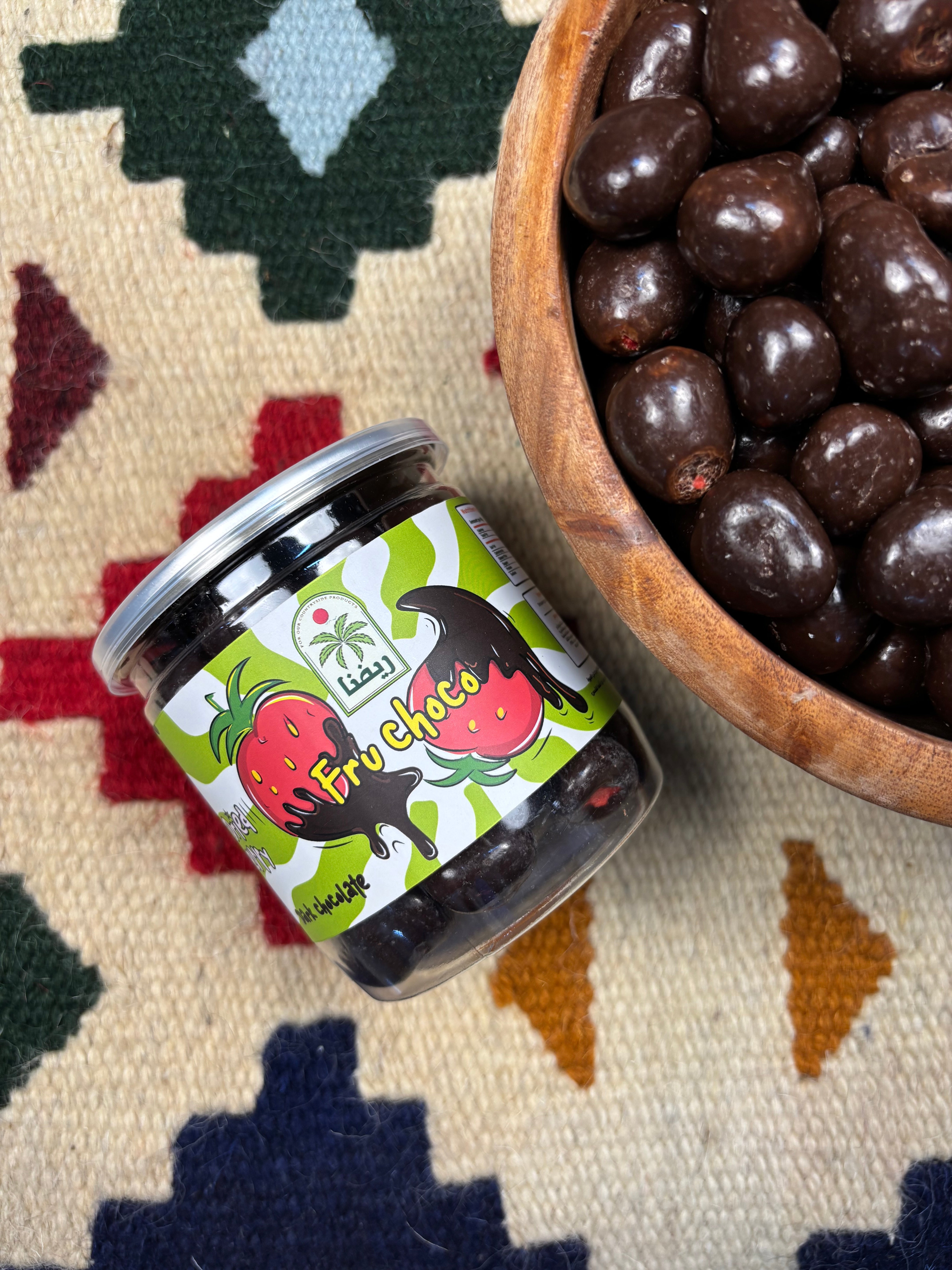 Coated Strawberry with Dark Chocolate