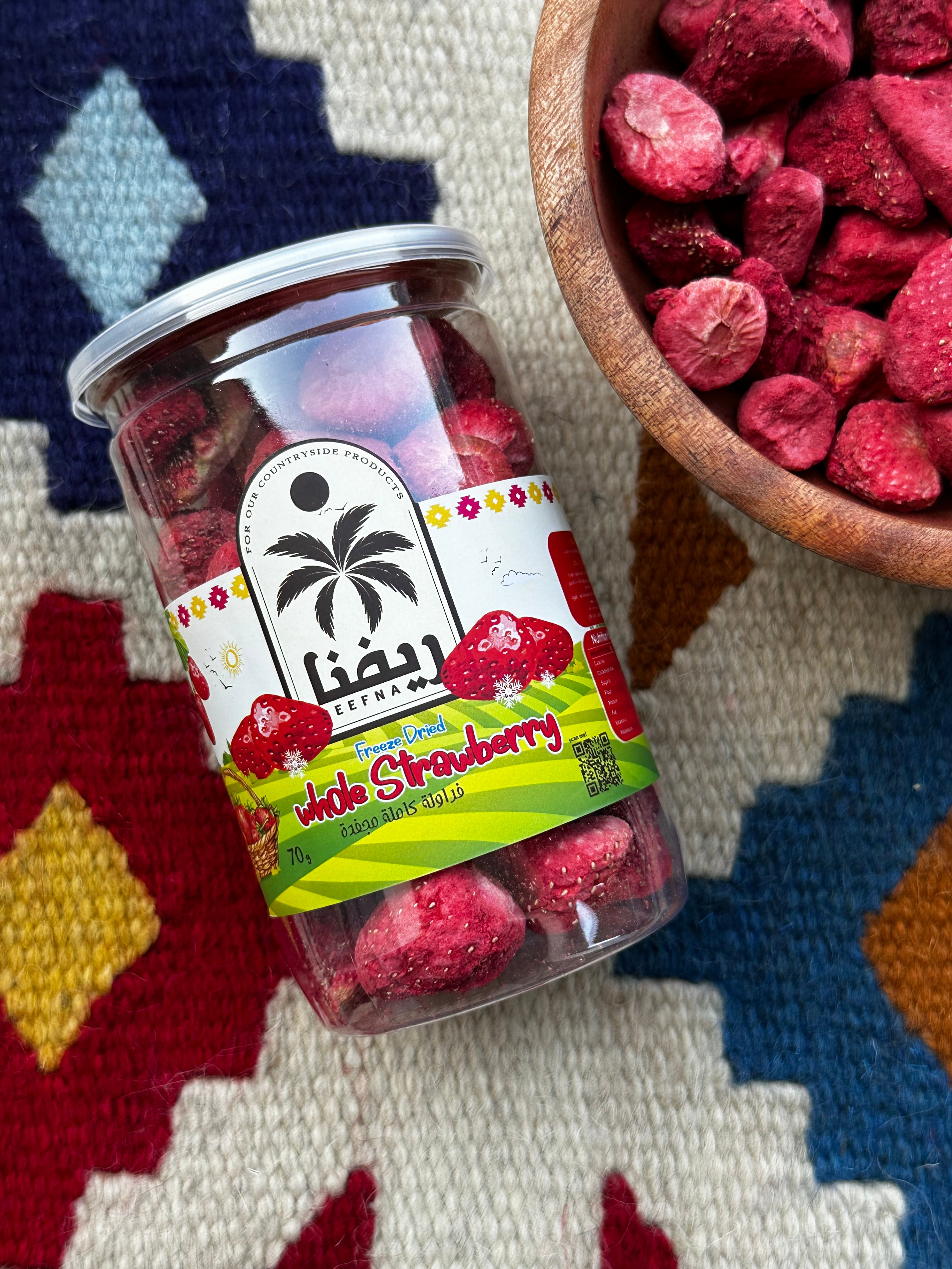 freeze dried whole strawberry