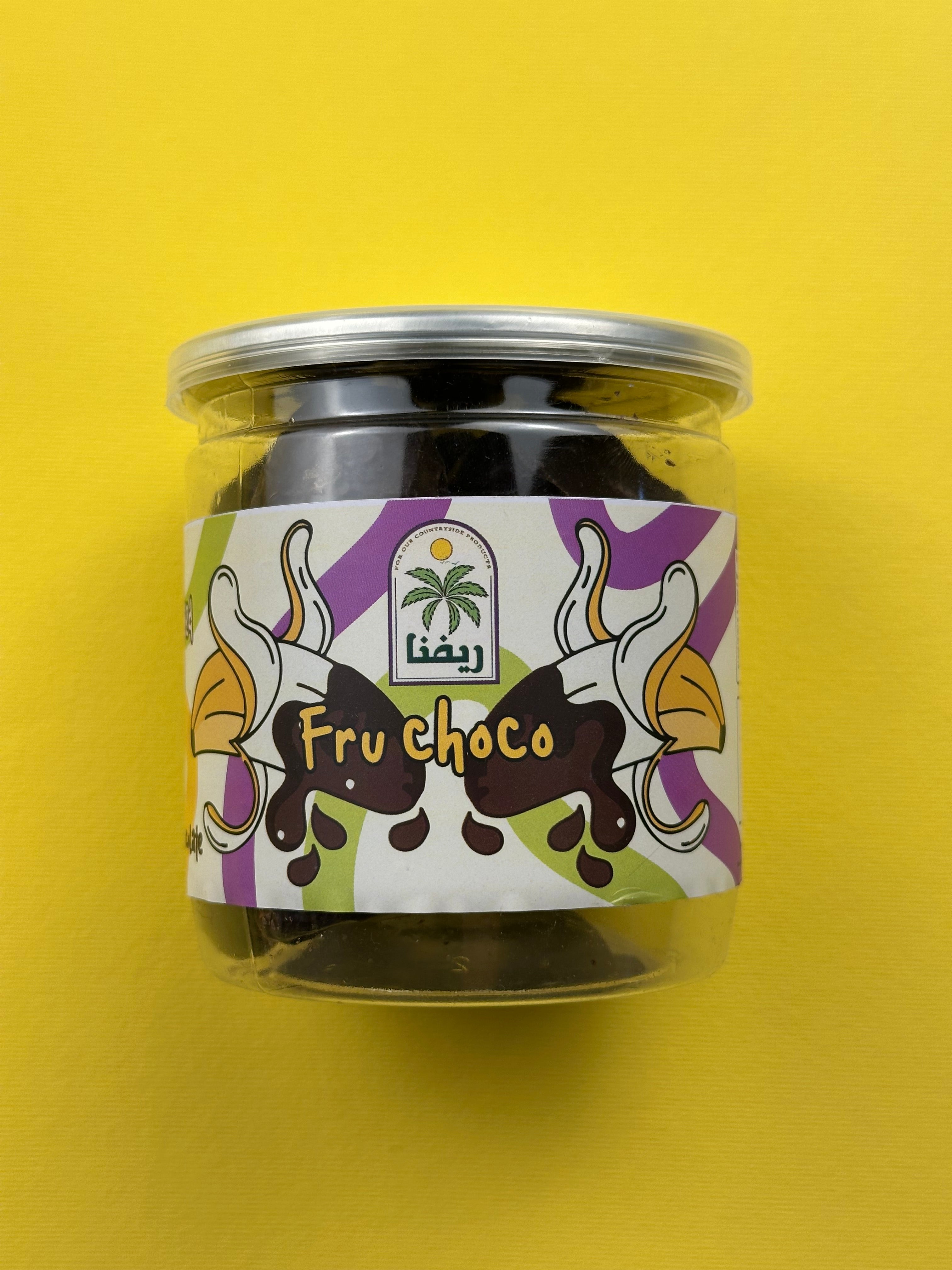 banana with dark chocolate