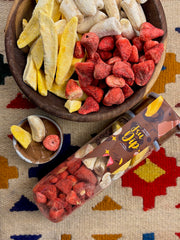 Freeze Dried Fruit Mix with Hazelnut Chocolate (Fru-Dip)