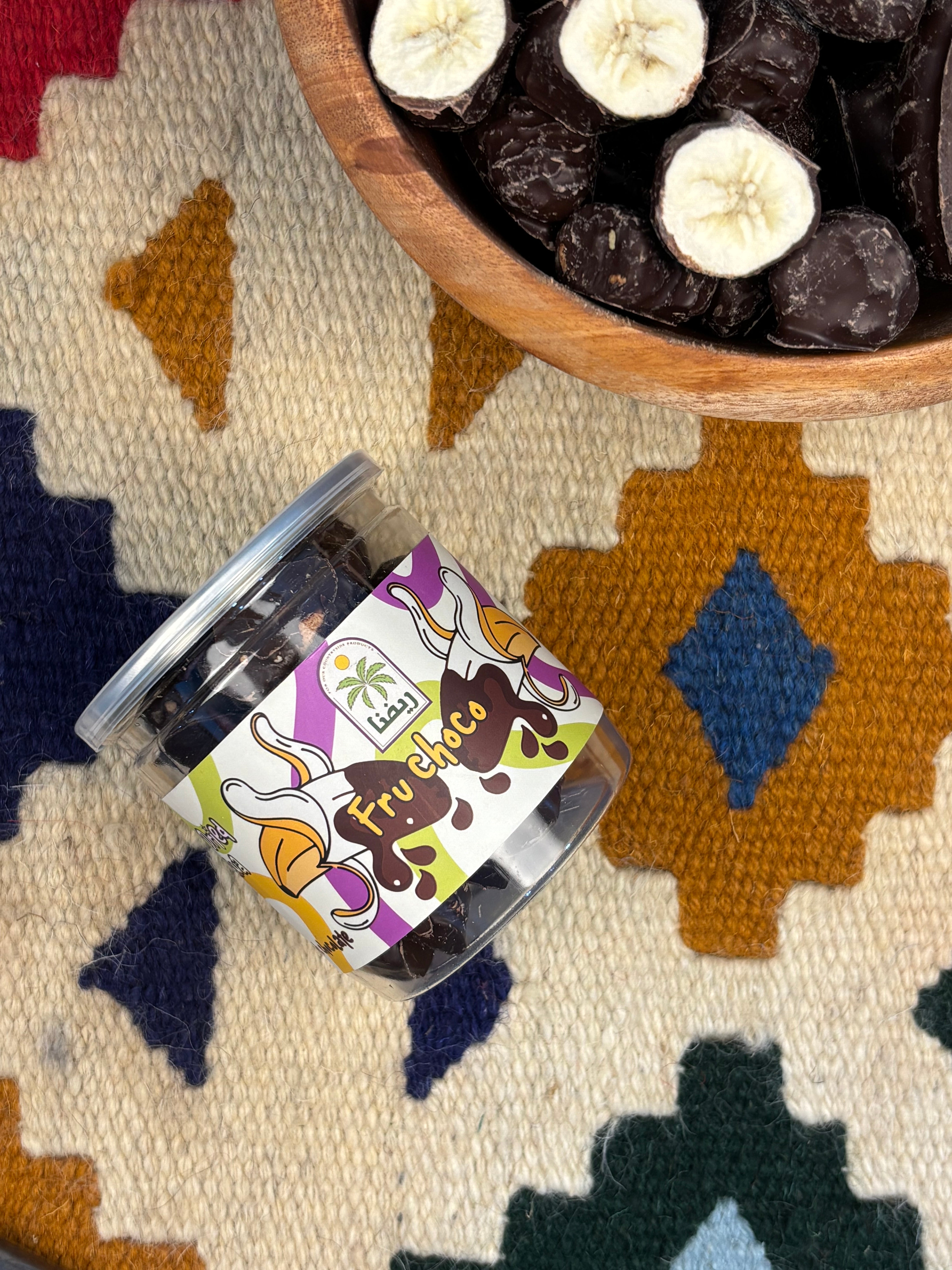 Coated Banana with Dark Chocolate