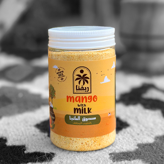 Mango magic powder with milk