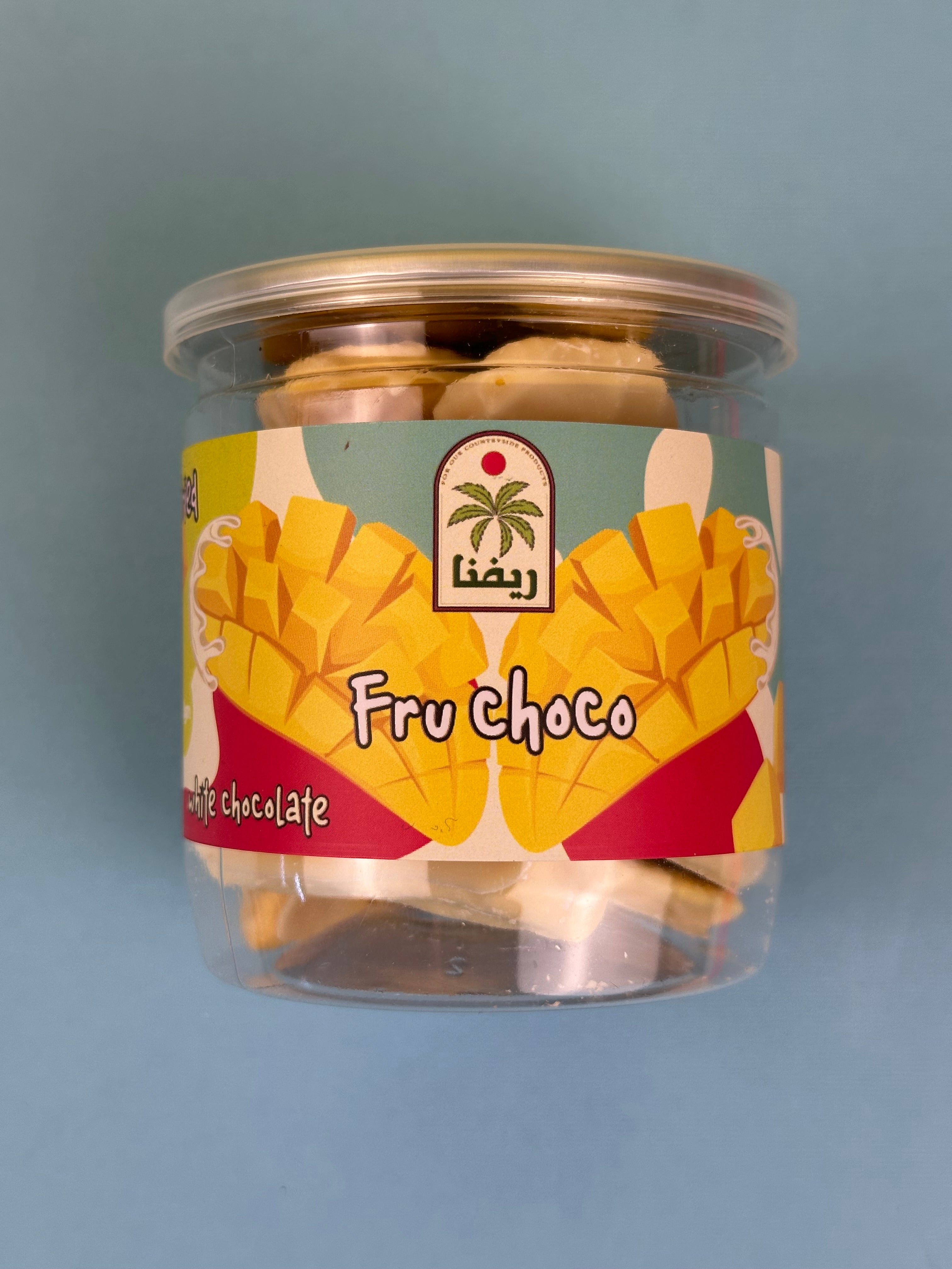 Coated Mango with White Chocolate