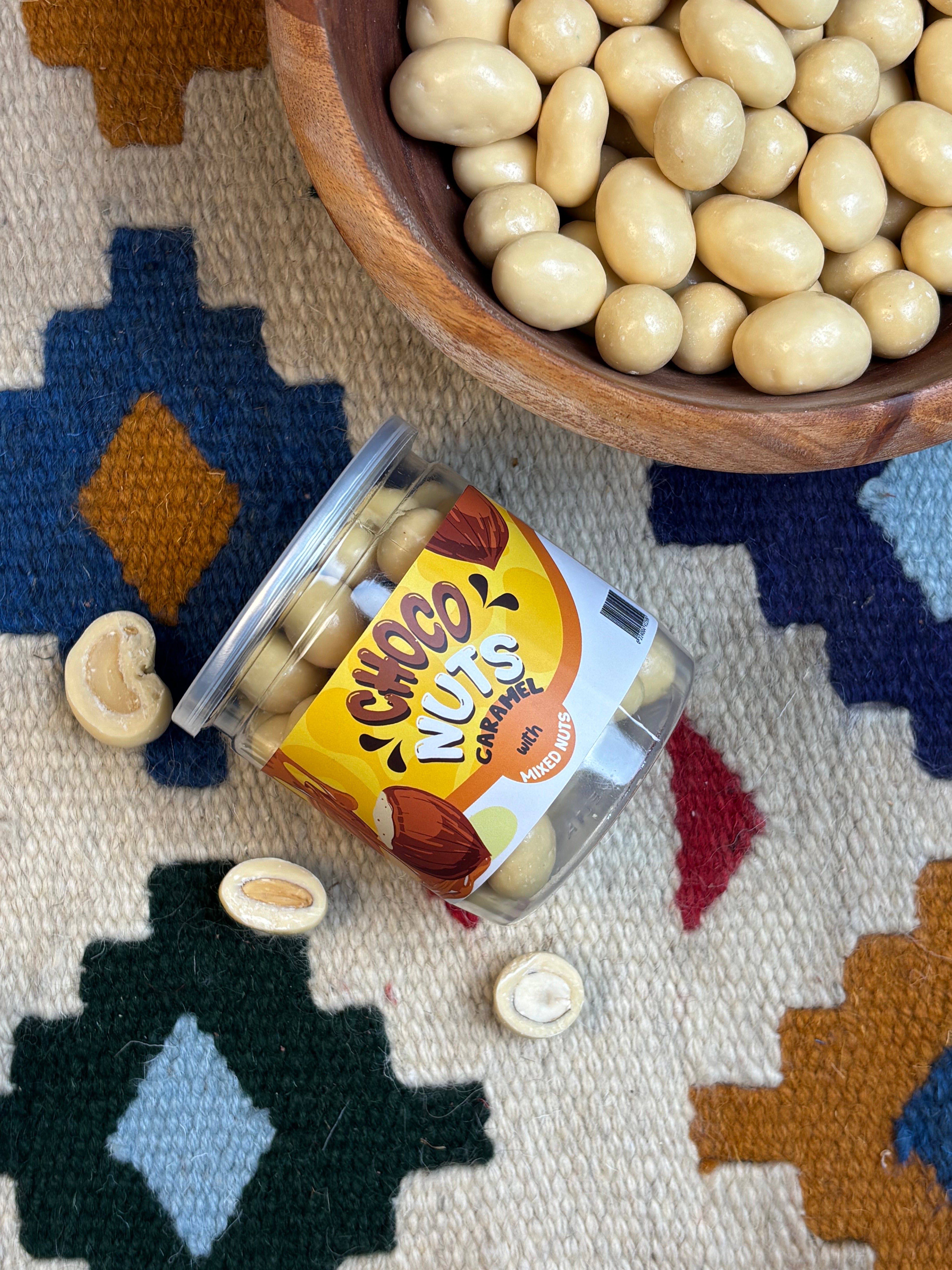 Coated Nuts with Caramel