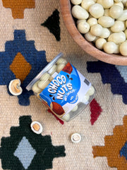 Coated Nuts with White Chocolate