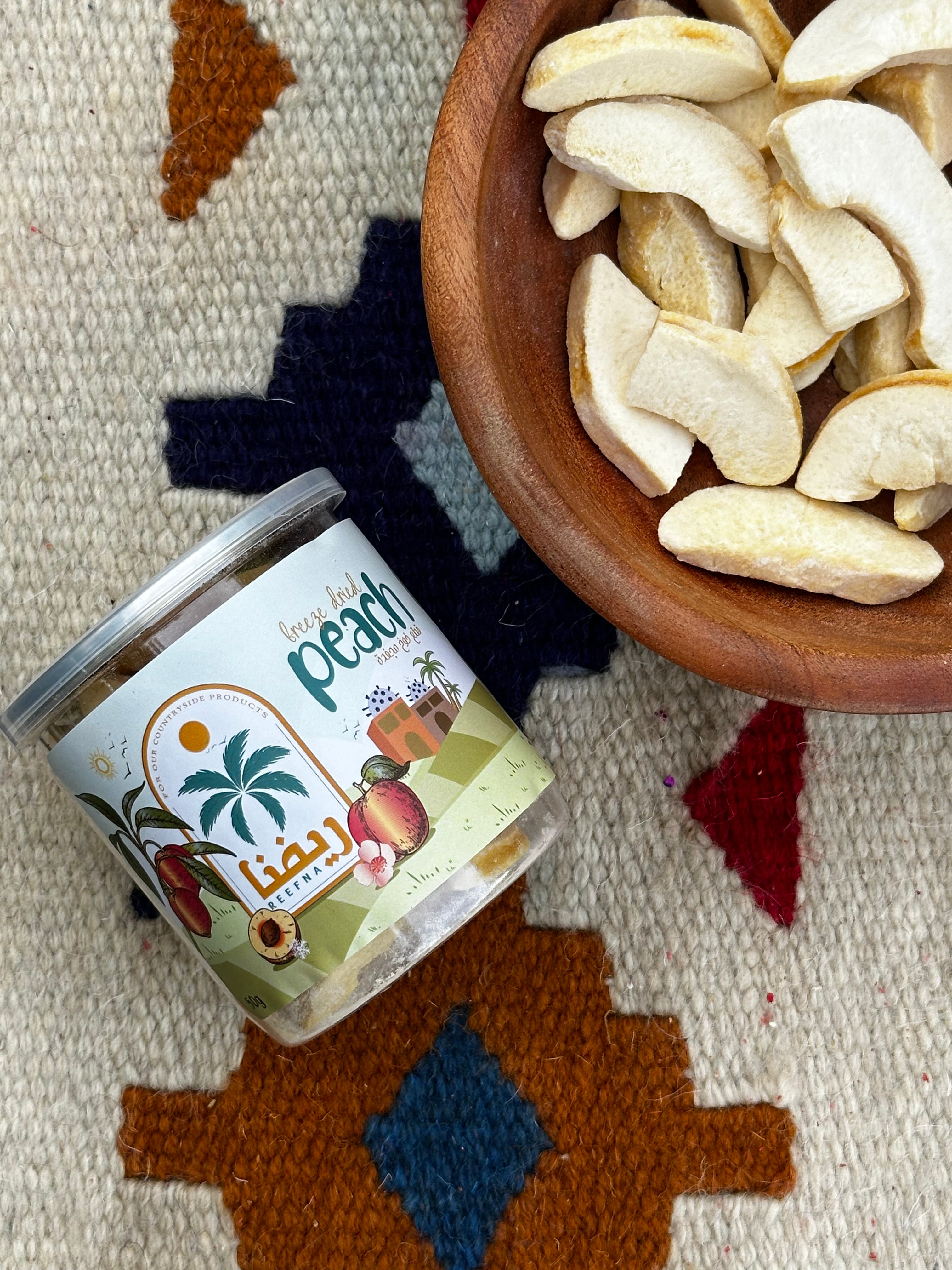 Freeze Dried Peach slices