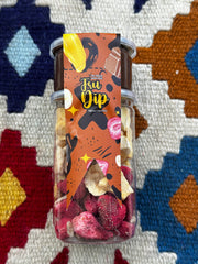 chocolate dipped dried fruit