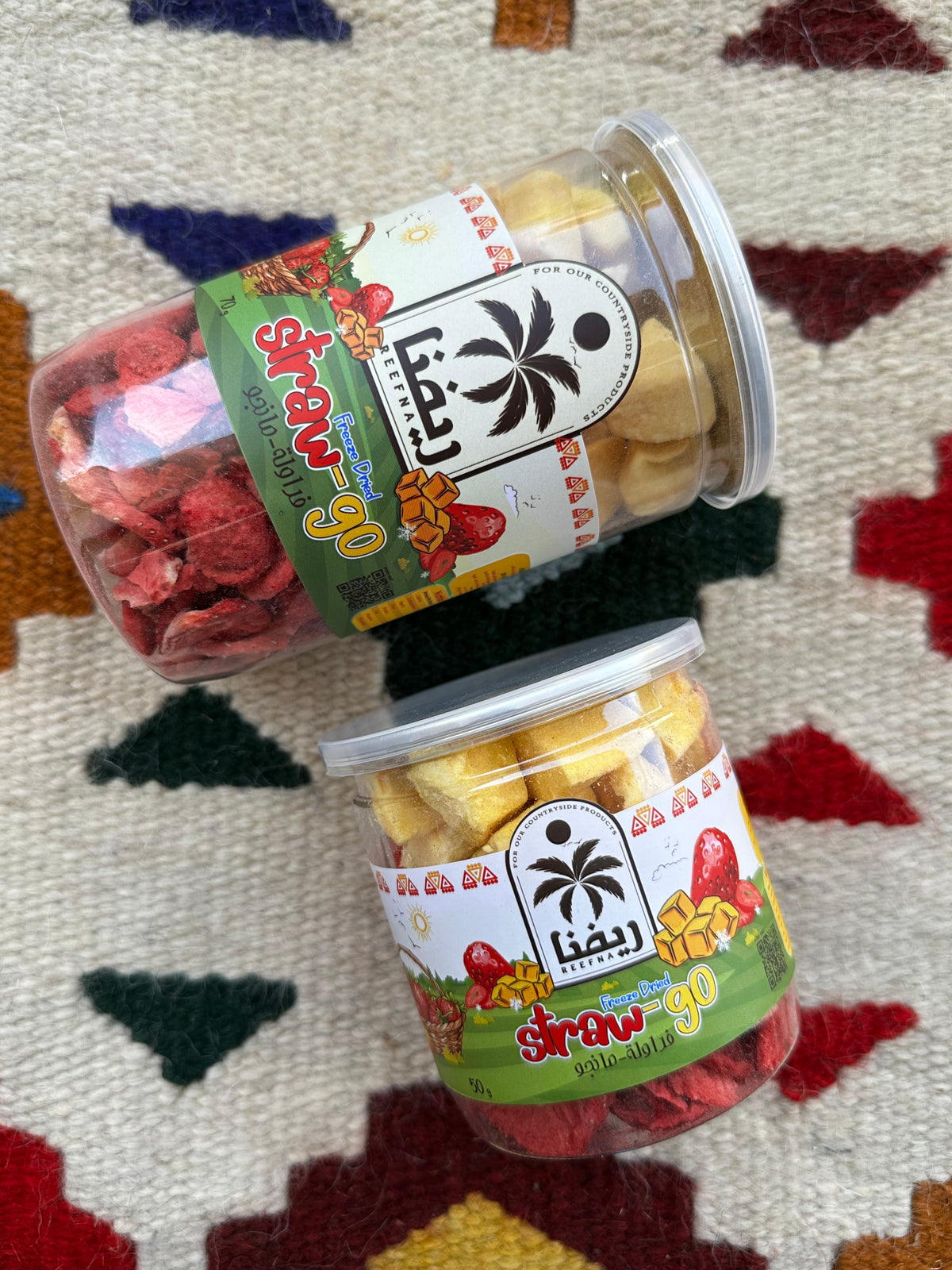 freeze dried straw premium fruit snack crunchy delight