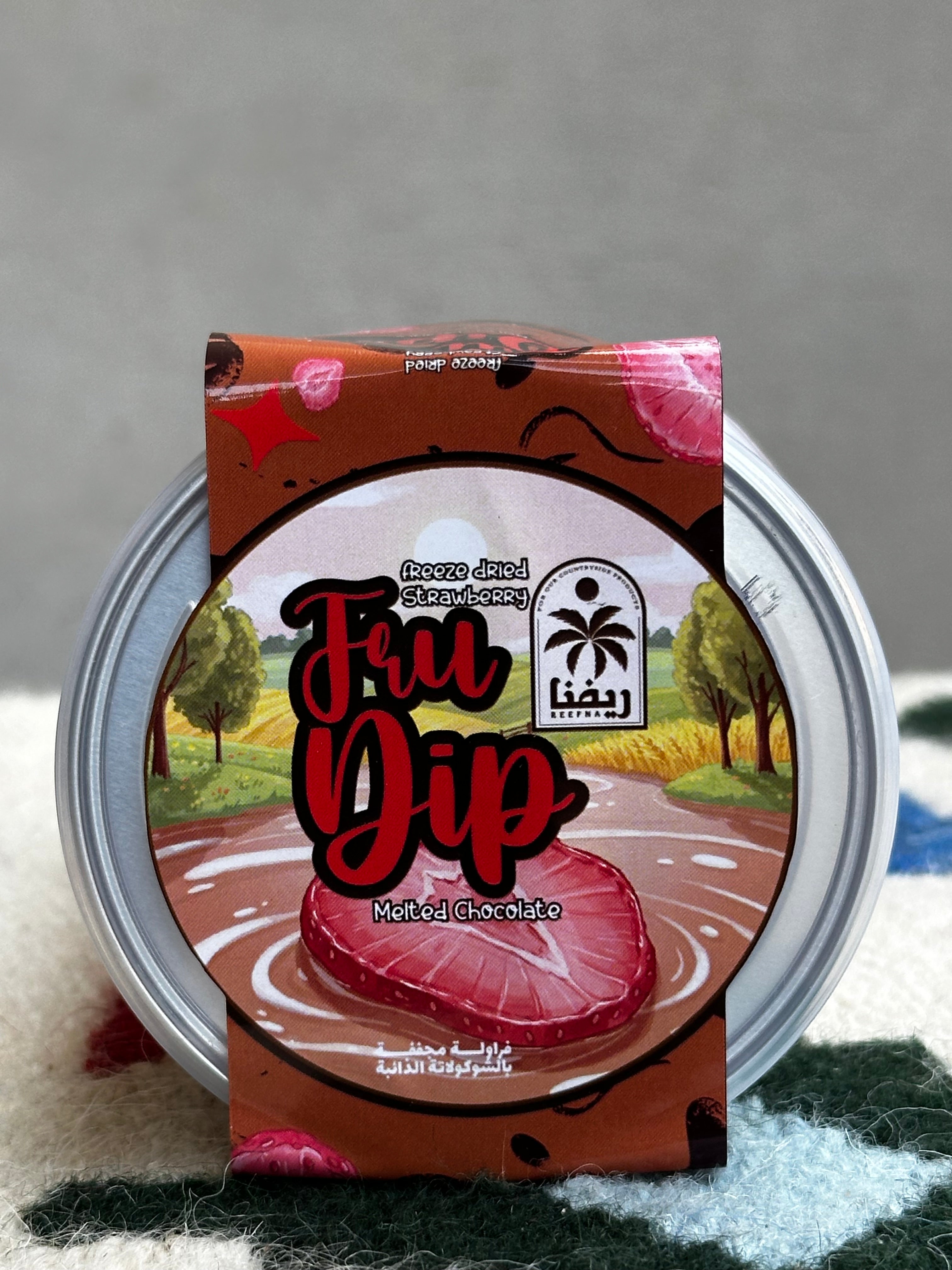 freeze dried strawberries with chocolate